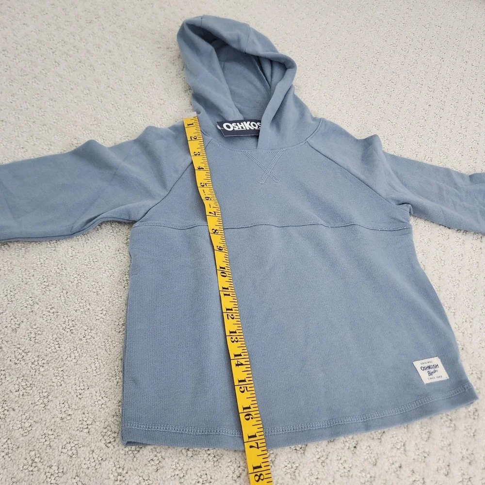 Carters OshKosh Boys 5T Gone Fishing Bear Tee and Blue Hoodie 2pc Set NWT